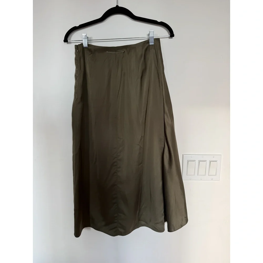 MM6 Maison Margiela Olive Green Skirt 40